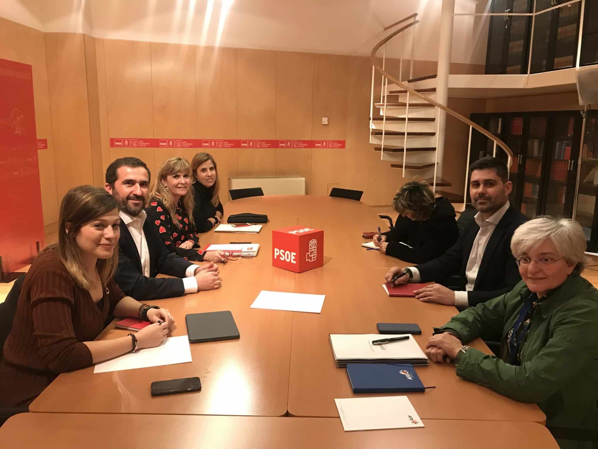 Reunión AFE PSOE convenio femenino