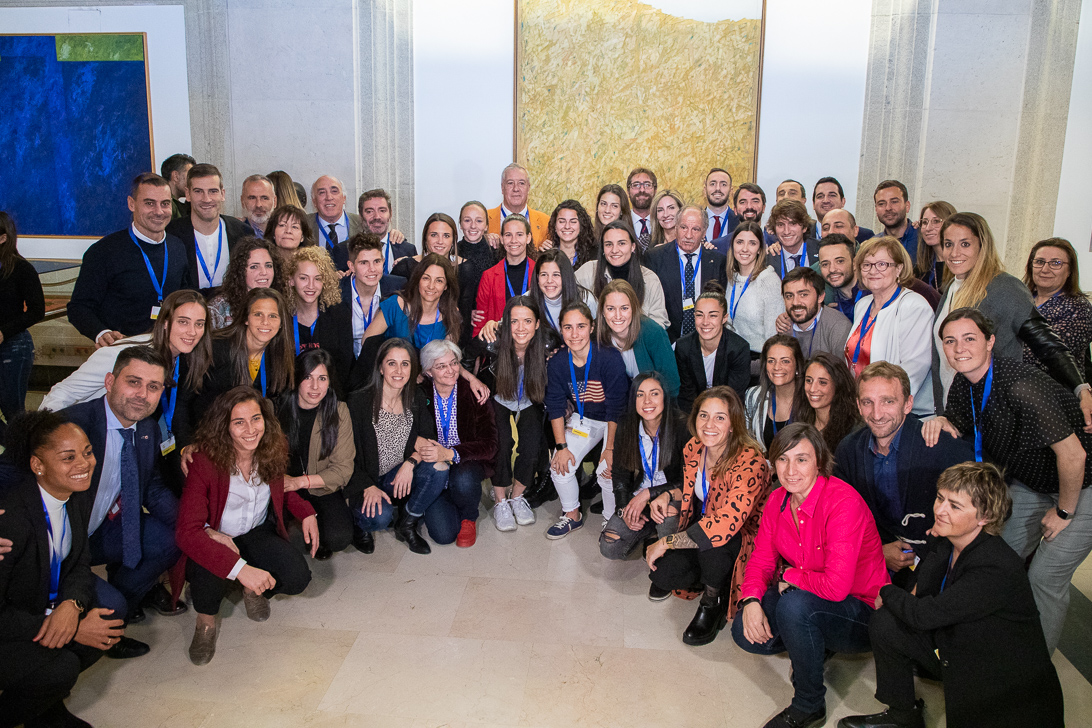 Acto Congreso diputados convenio femenino futbol