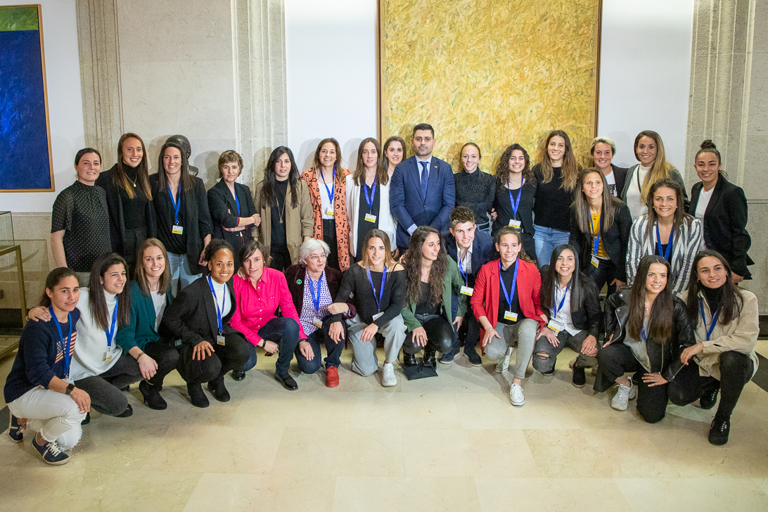 Acto Congreso diputados convenio femenino futbol