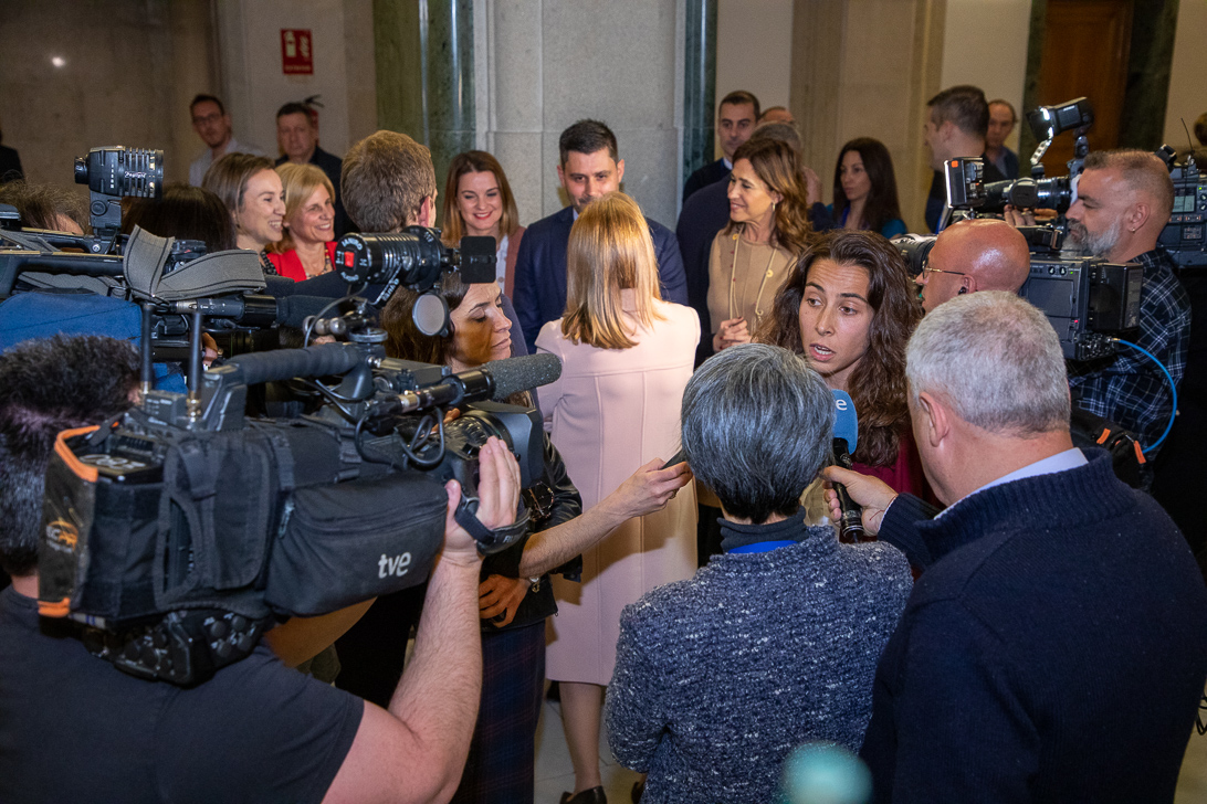 Acto Congreso diputados convenio femenino futbol