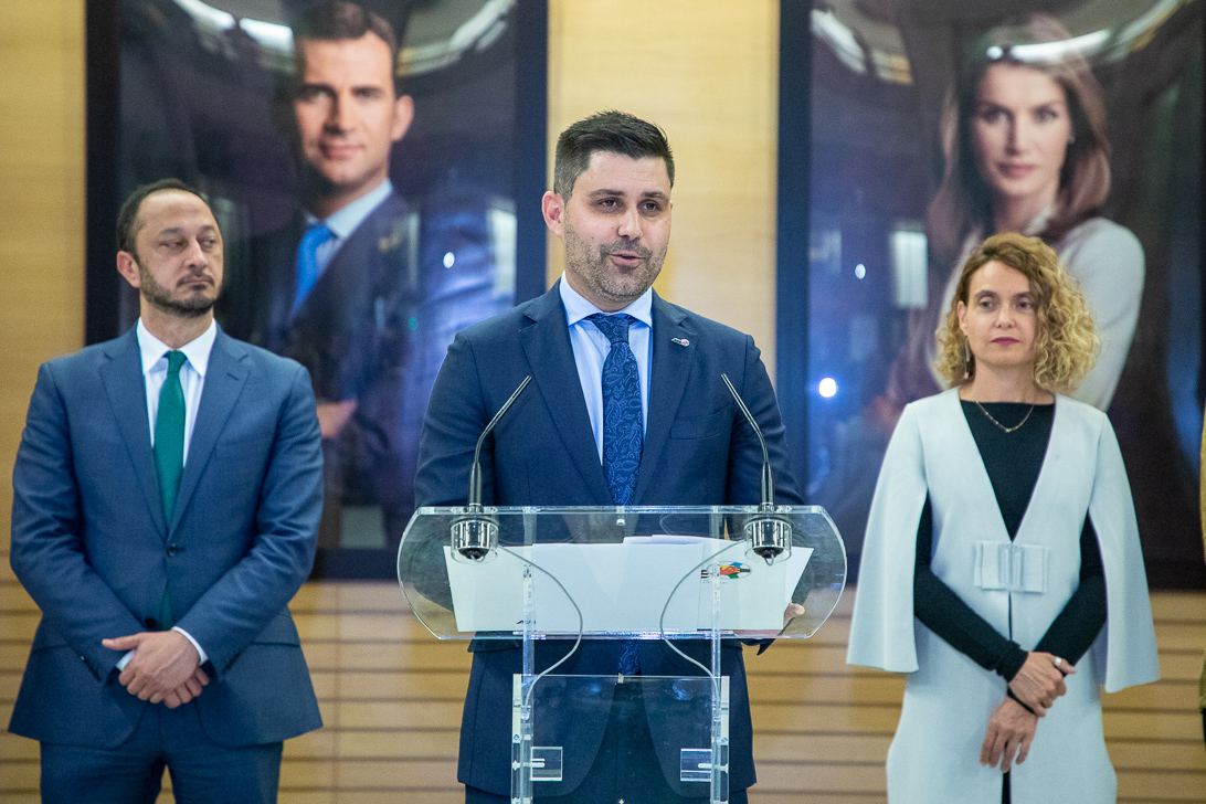 Acto Congreso diputados convenio femenino futbol