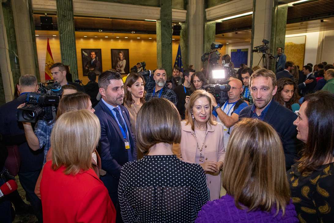 Acto Congreso diputados convenio femenino futbol