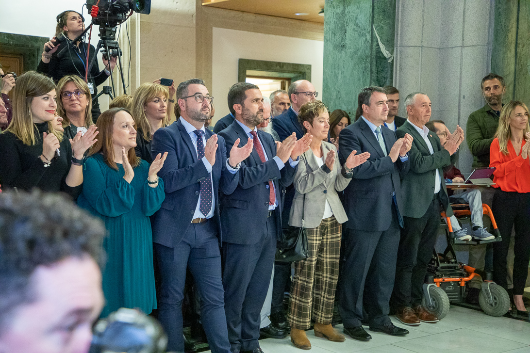 Acto Congreso diputados convenio femenino futbol