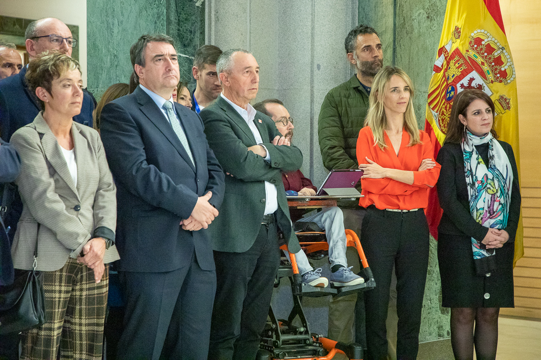 Acto Congreso diputados convenio femenino futbol