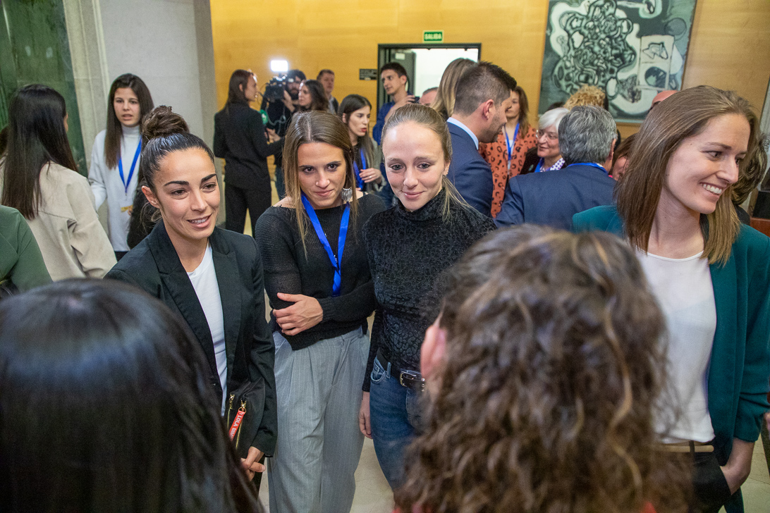Acto Congreso diputados convenio femenino futbol