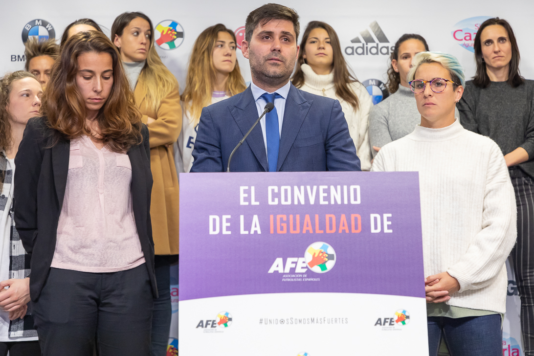 Rueda de prensa convenio colectivo femenino