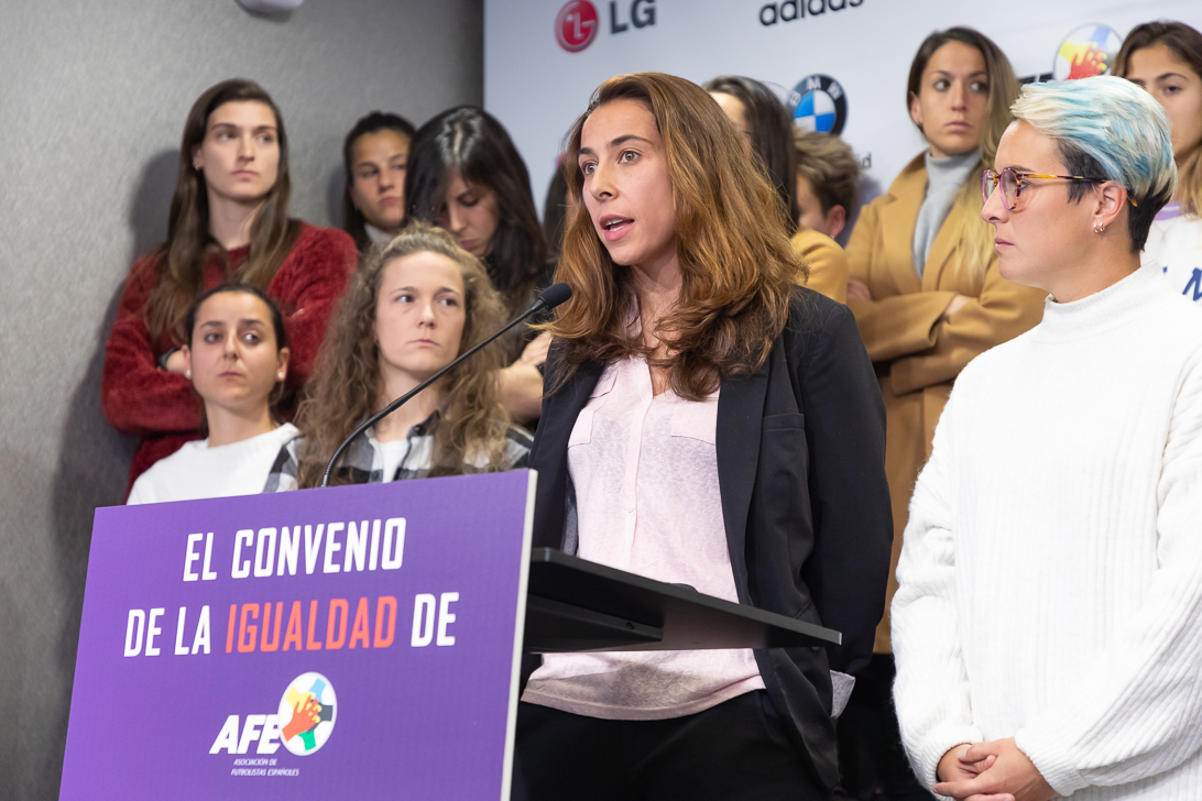 Rueda de prensa convenio colectivo femenino