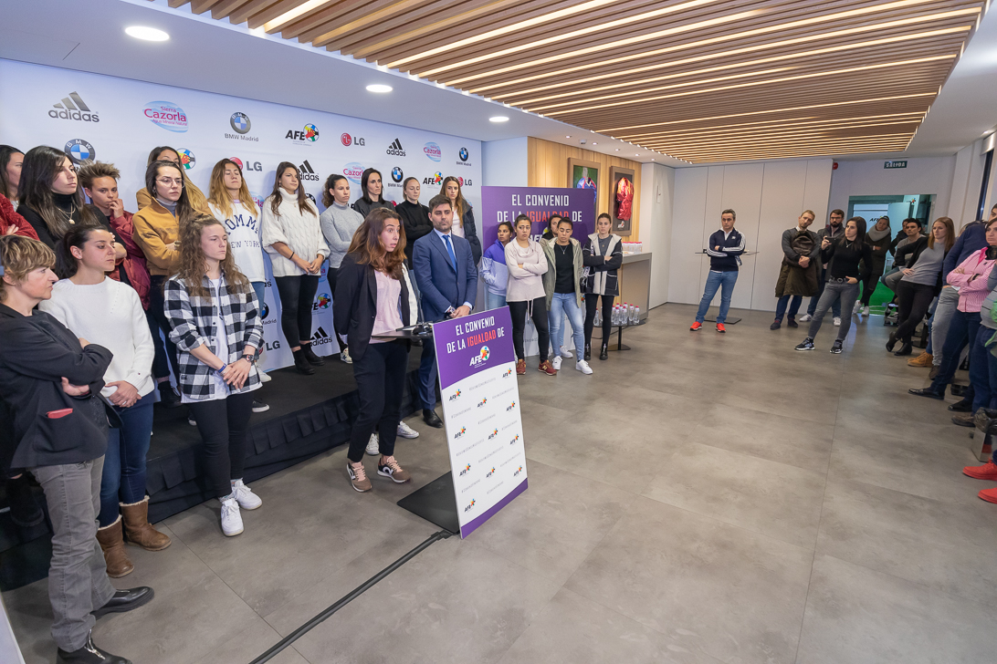 Rueda de prensa convenio colectivo femenino