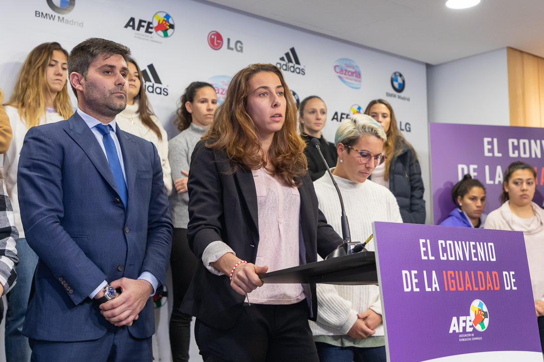 Rueda de prensa convenio colectivo femenino