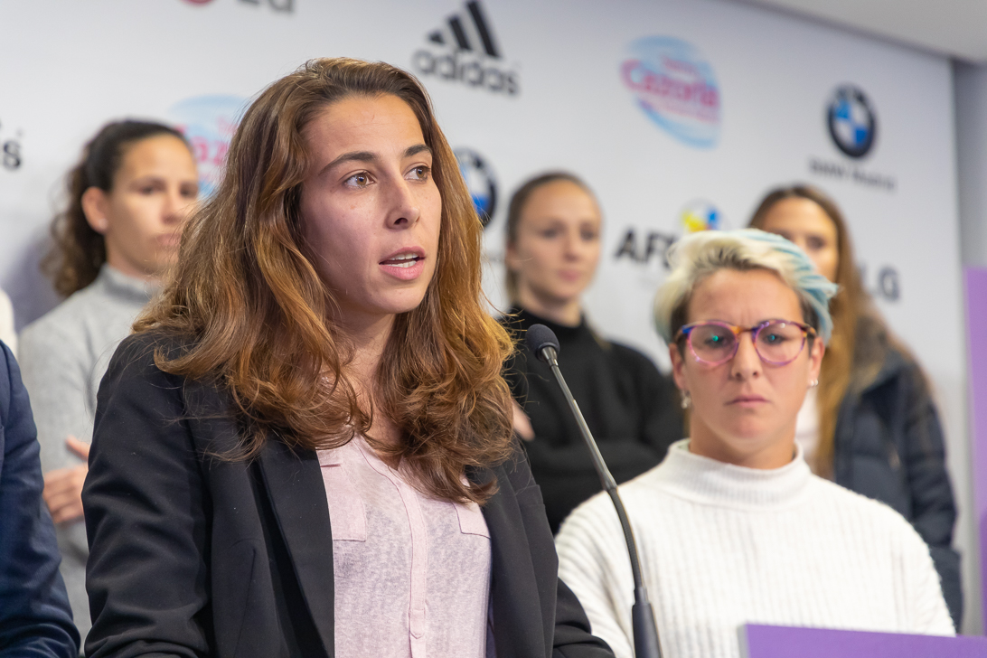 Rueda de prensa convenio colectivo femenino