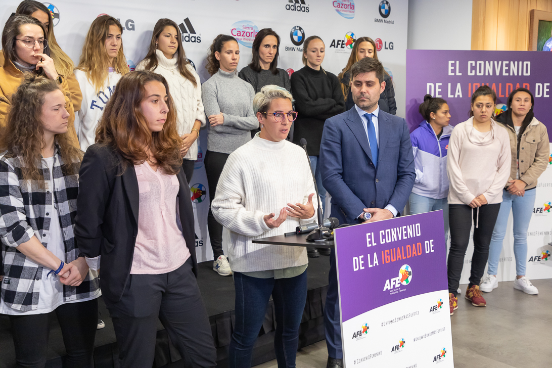 Rueda de prensa convenio colectivo femenino