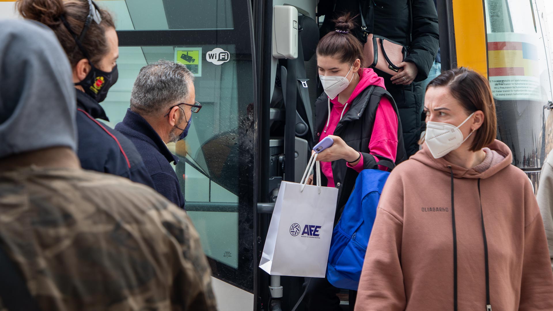 convoy humanitario fundación AFE