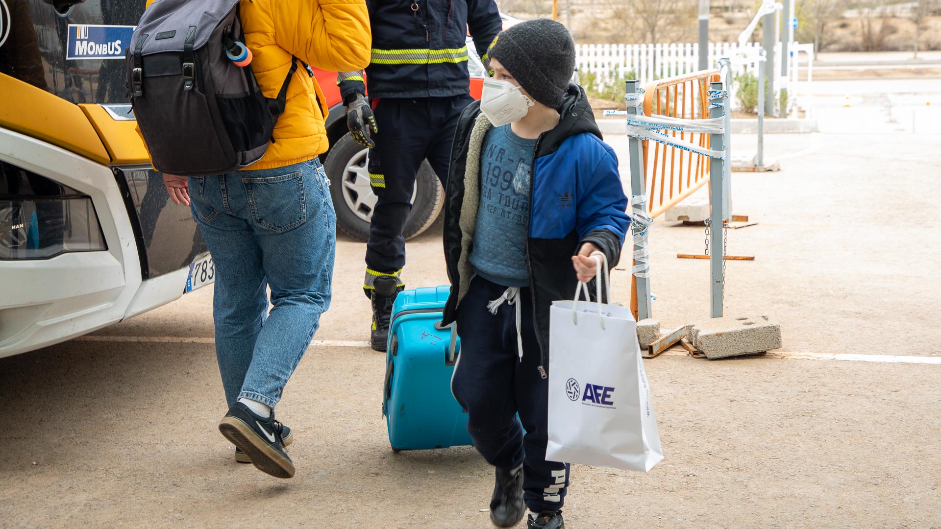 convoy humanitario fundación AFE