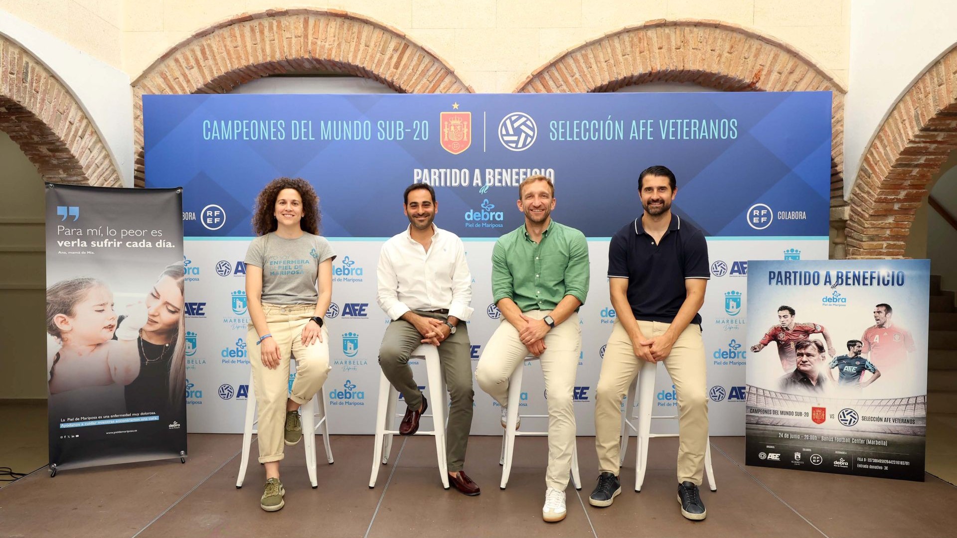 “Será un espectáculo”: presentado el partido benéfico Selección Veteranos AFE vs. Campeones del Mundo Sub-20