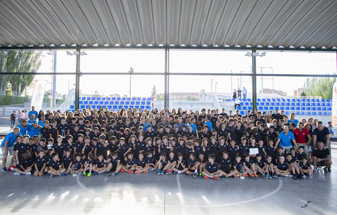 Acto de clausura del curso 2018/2019 de la Escuela de Fútbol AFE de Madrid
